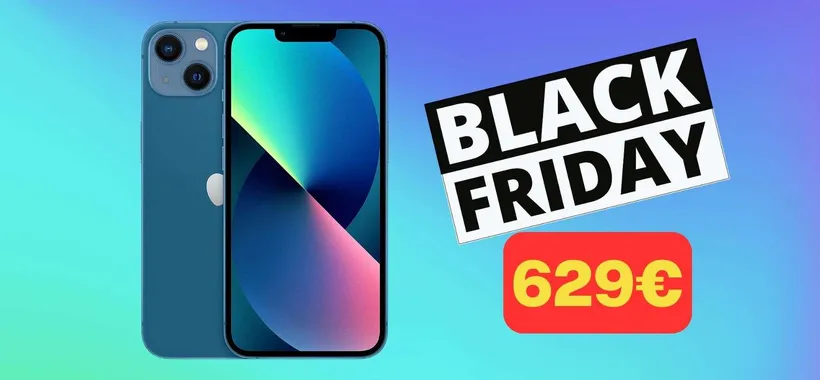 iPhone 13 in BOMBA BLACK FRIDAY su Amazon: è il minimo storico assoluto