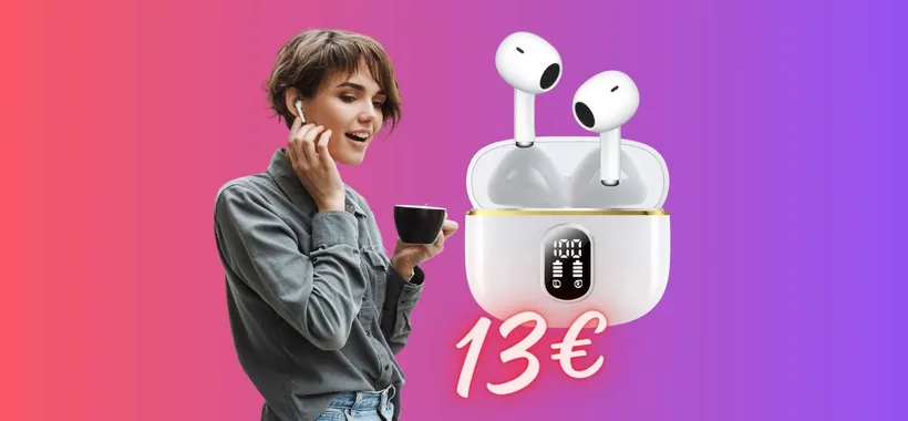 OFFERTA BOMBA di Amazon: solo 13€ per questi auricolari wireless