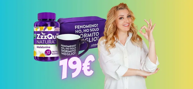 Insonnia? Risolvi in modo naturale con ZzzQuil a 19€ su Amazon