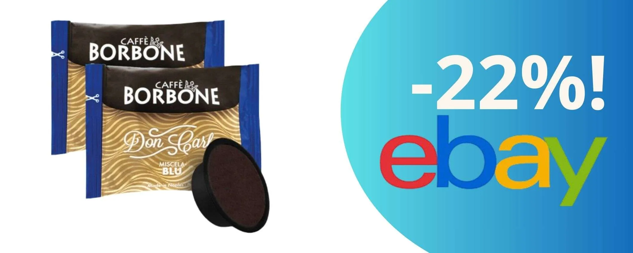 Scorta di caffè Borbone Blu: 300 capsule in promozione esclusiva, non lasciartele sfuggire!
