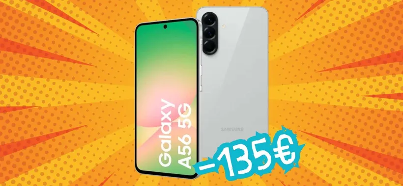 Il migliore medio gamma con spesa minima è Samsung Galaxy A56, ora in sconto su eBay