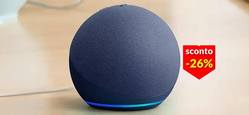 Echo Dot a soli 47€: l'altoparlante smart con Alexa è in super offerta su Amazon