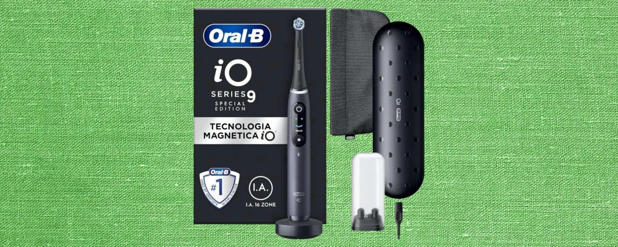 Oral B iO 9N in offerta: l'IA a servizio della pulizia dei denti