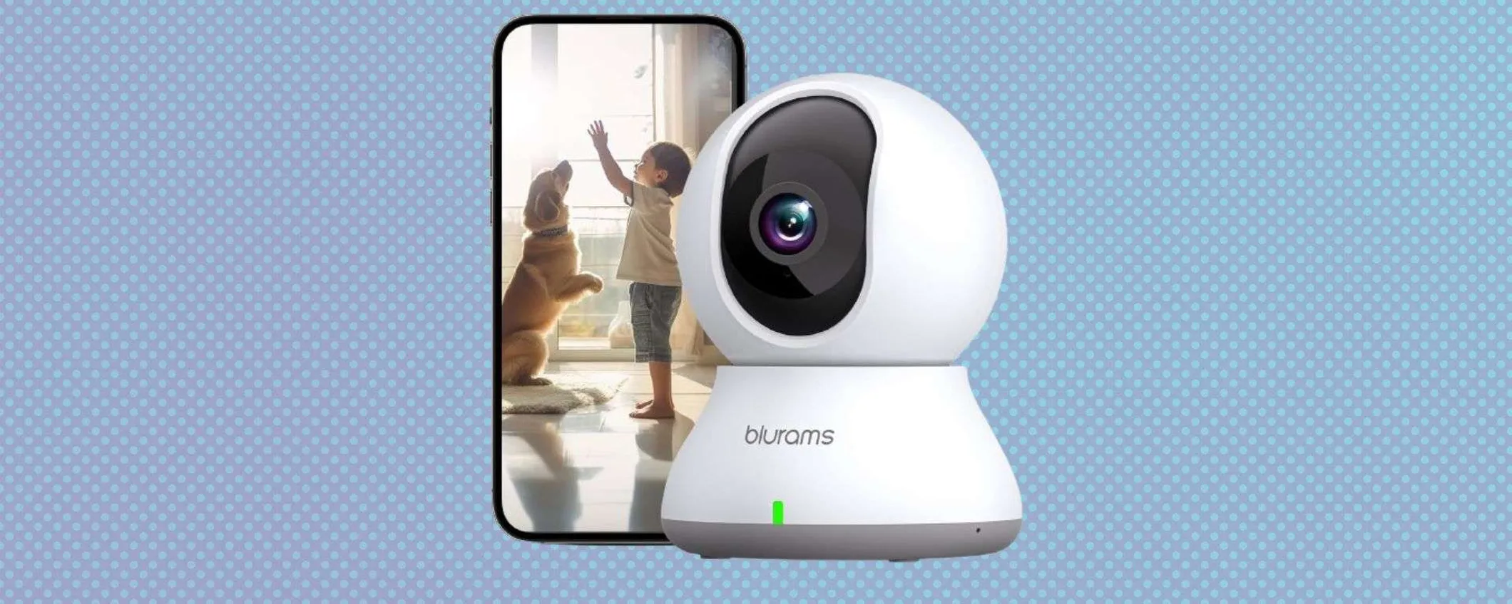 Telecamera di sorveglianza in offerta a 23,99€: 2K, visione a 360° e tante funzioni interessanti