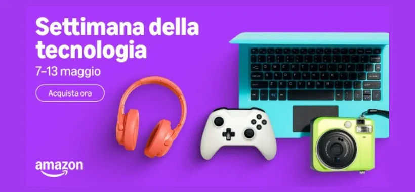 Su Amazon c'è la Tech Week: 15 occasioni SHOCK a meno di 20€