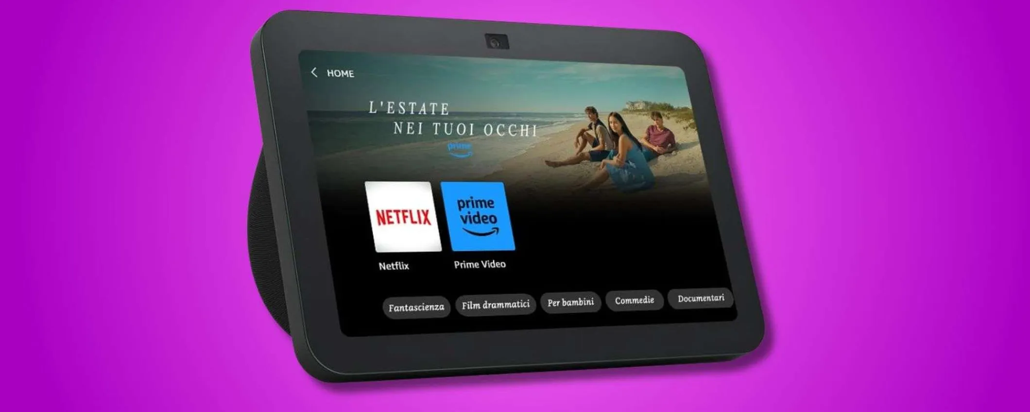 Echo Show 8 in offerta su Amazon: il miglior smart display per la tua casa