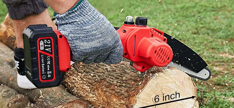Motosega con 2 batterie, custodia e accessori: kit a prezzo SMINUZZATO (58€)