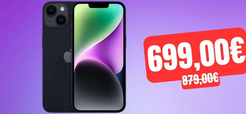 iPhone 14 128GB: la colorazione Mezzanotte in offerta al MINIMO STORICO