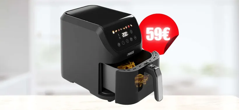 Airfryer ultra SLIM da 5,5L a soli 59€: cucina facile con Princess su Amazon