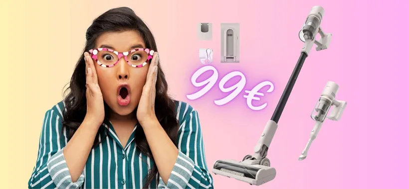 SOLO 99€ per questo aspirapolvere senza fili MERAVIGLIOSO (Amazon)