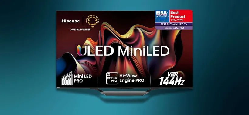 Hisense Mini-LED 65'' con Dolby Vision e 144Hz: ora a 799,90€ su Amazon