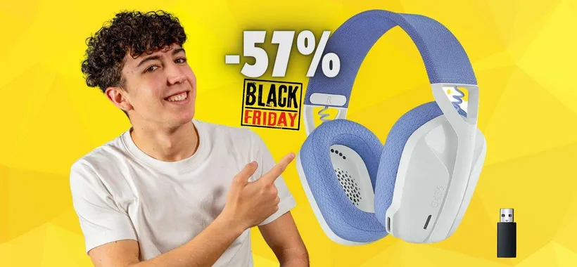 Cuffie gaming wireless Logitech al PREZZO più BASSO di SEMPRE