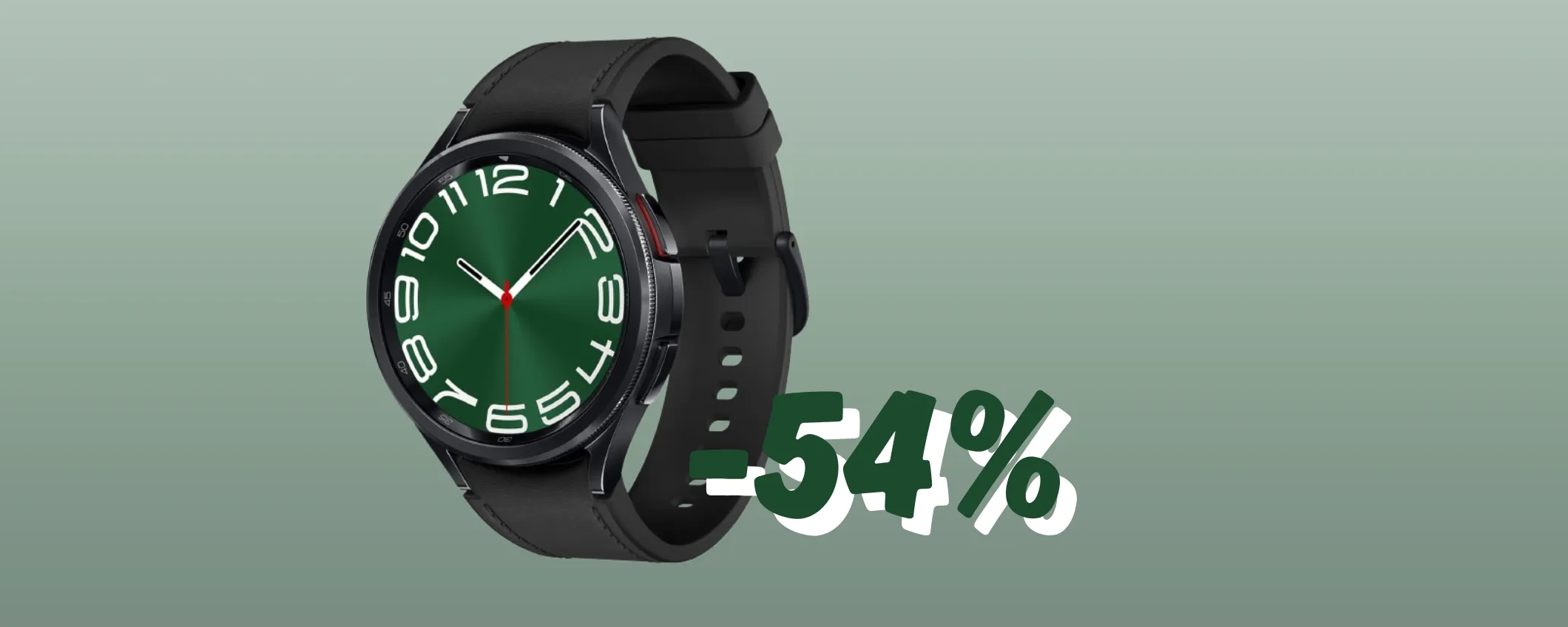 Samsung Galaxy Watch6 Classic a meno di metà prezzo