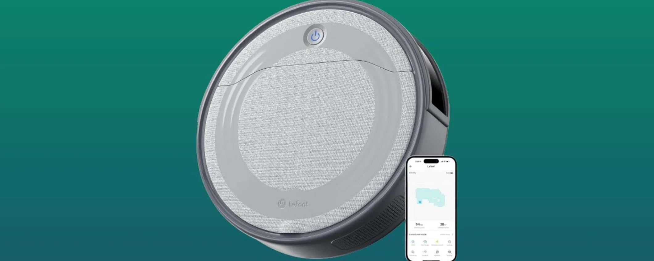 Robot aspirapolvere Lefant M310, offerta clamorosa: lo paghi meno di metà prezzo
