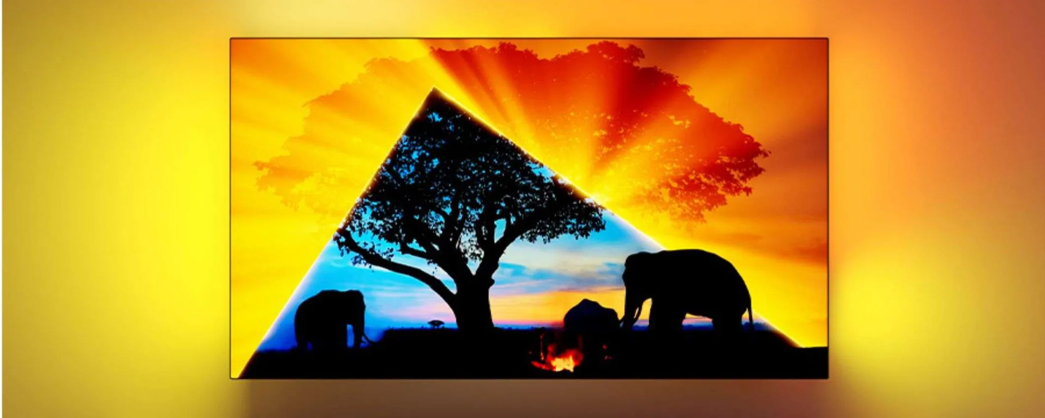 TV OLED Philips Ambilight: immenso in tutto, oggi in forte sconto su Amazon