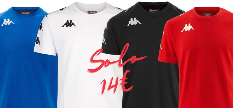 Kappa: T-Shirt BELLISSIMA e traspirante a PREZZO SHOCK su eBay (14€)