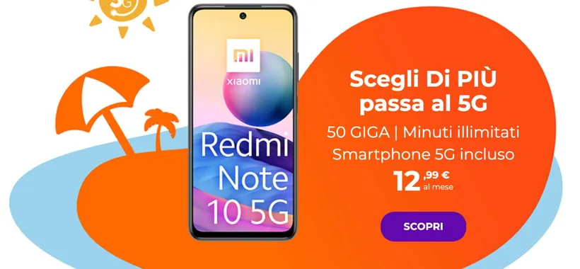 Medium 5G Limited Edition: 50GB + device a 12,99€