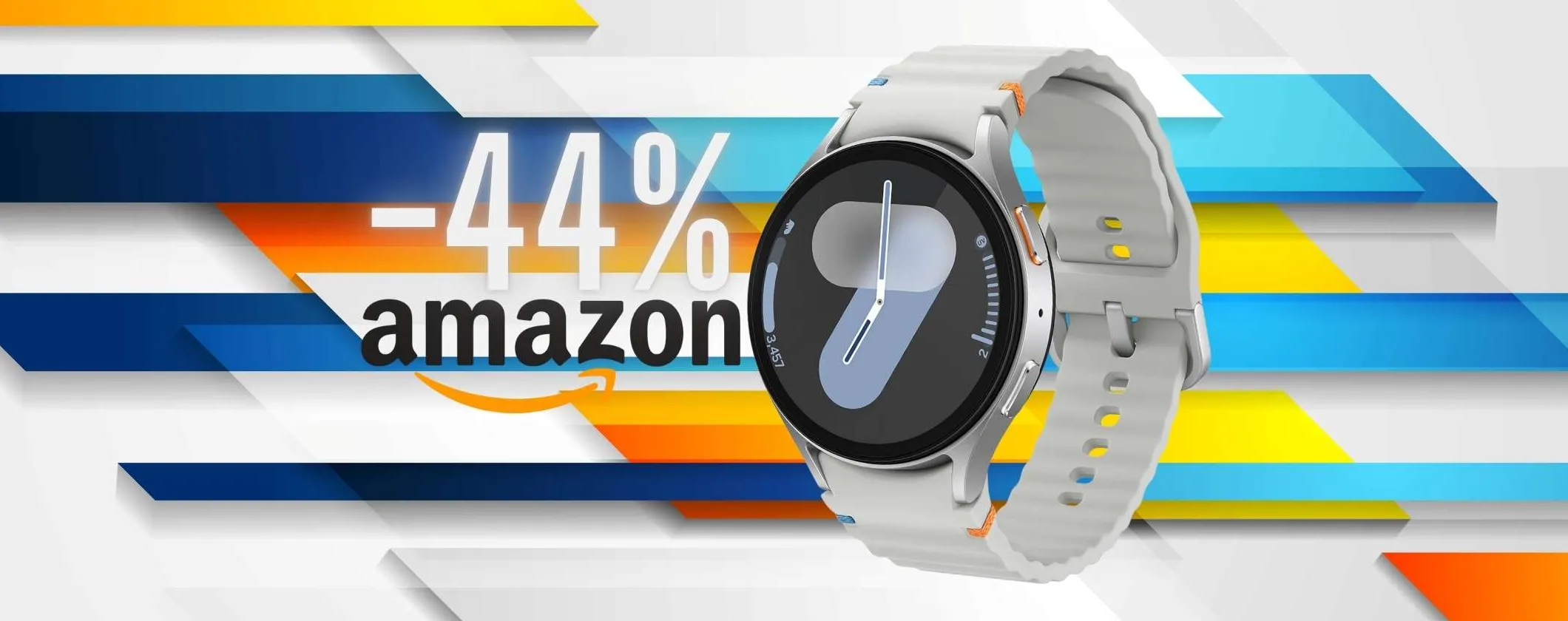 Samsung Galaxy Watch7 scontato del 44% su Amazon non ha rivali