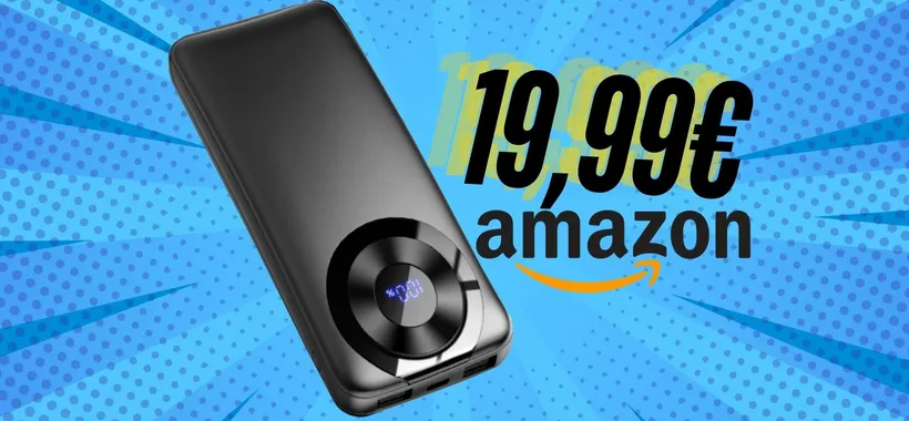 Mai batteria scarica con questo Power Bank da 10000mAh che costa pochissimo