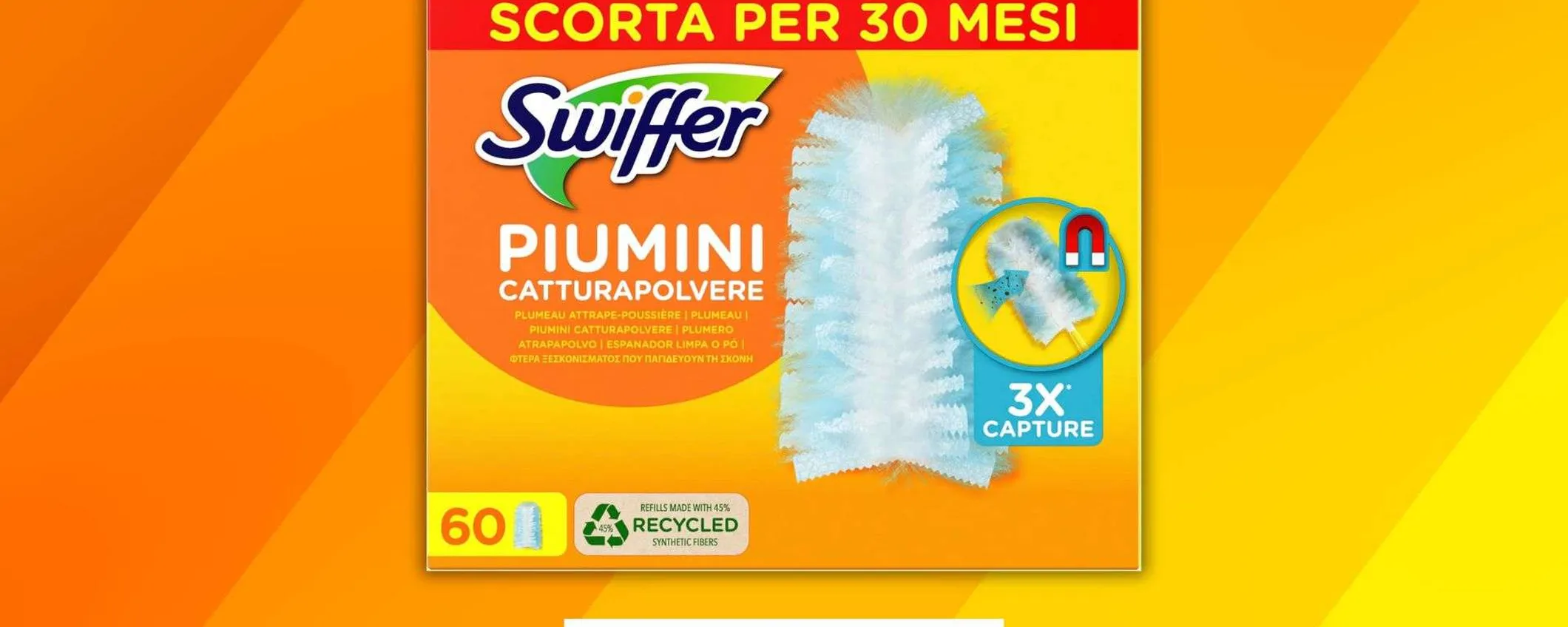 Swiffer Duster, maxi fornato da 60 ad un prezzo folle: corri a fare scorta