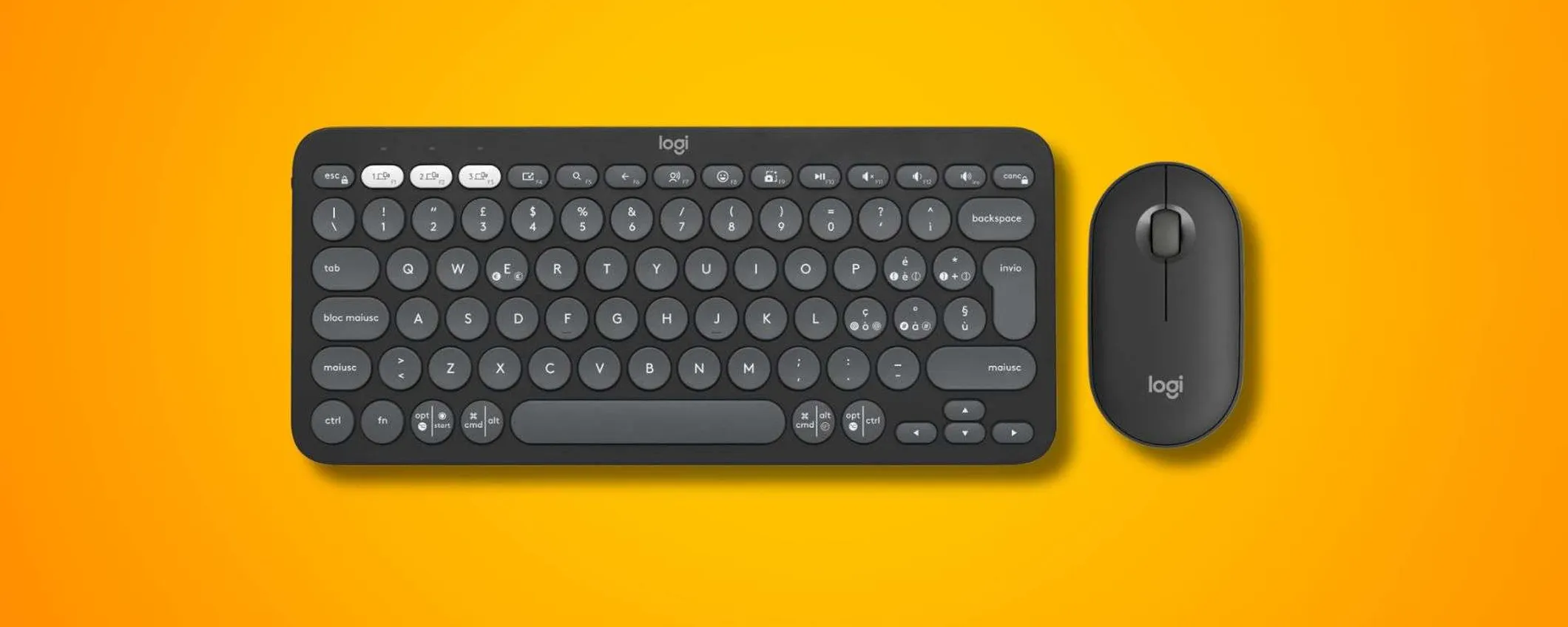 Logitech Pebble 2 Combo a 45,99€: il kit wireless minimal e smart è al minimo storico