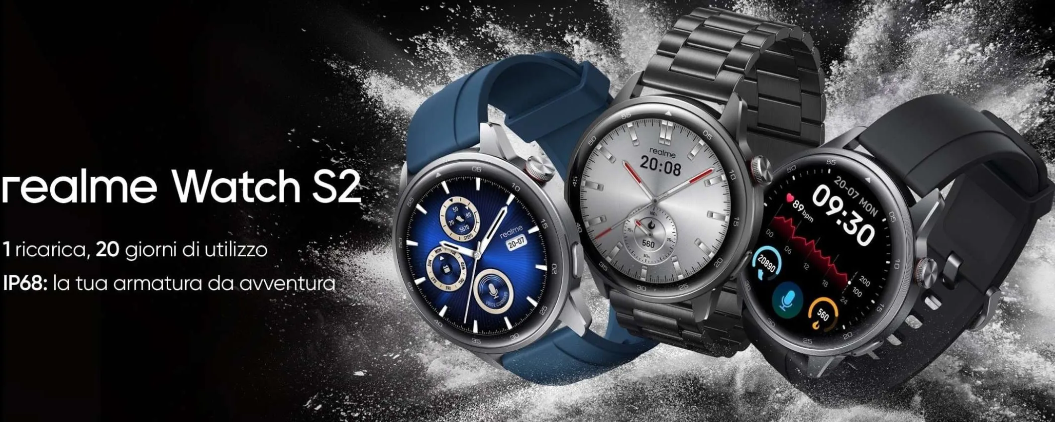 realme Watch S2 in offerta a tempo al MINIMO STORICO su Amazon