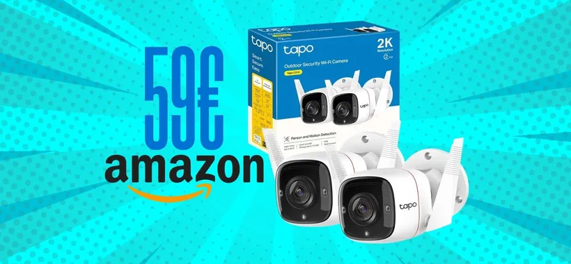 Telecamera WiFi Tapo C310P2 (2 PZ): metti al sicuro casa e famiglia con 59€