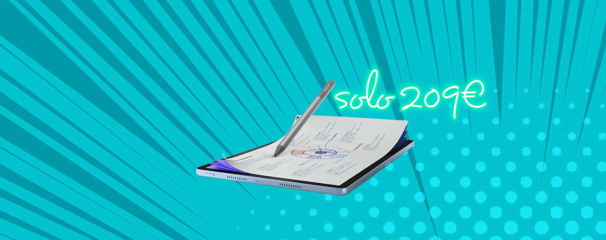 Lenovo Idea Tab: tablet + penna a soli 209€ su Amazon per poco tempo