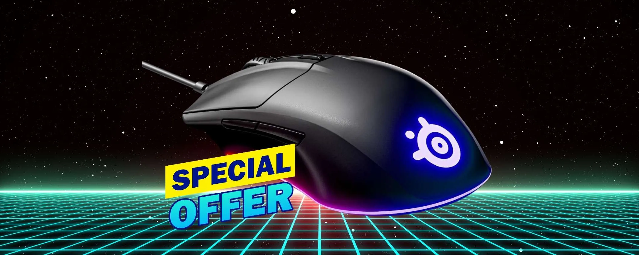 SteelSeries Rival 3: mouse da gaming senza spendere un patrimonio (29€)