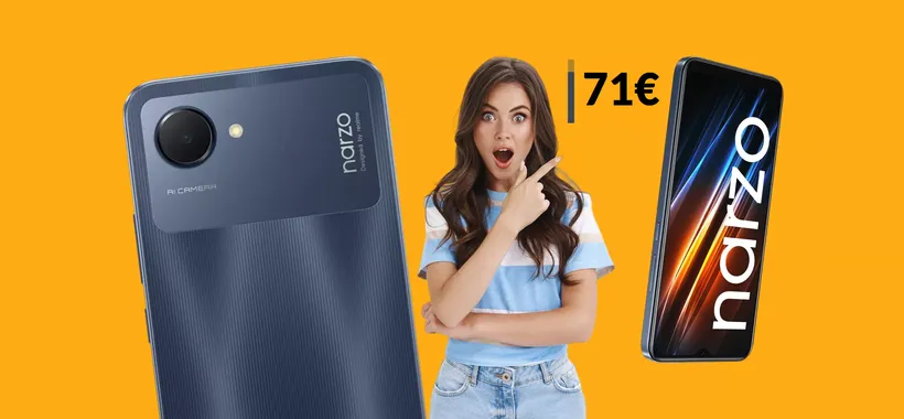 Smartphone Realme ad un prezzo che fa sgranare gli occhi (71€)