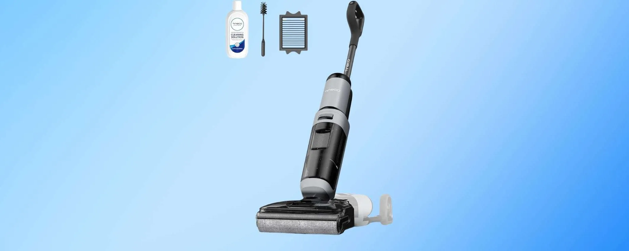 Aspirapolvere e lavapavimenti 2-in-1 in offerta lampo: prezzo ribassato con coupon Amazon