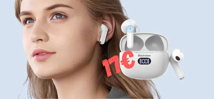 Blackview AirBuds 7: auricolari wireless ECCEZIONALI a soli 17€