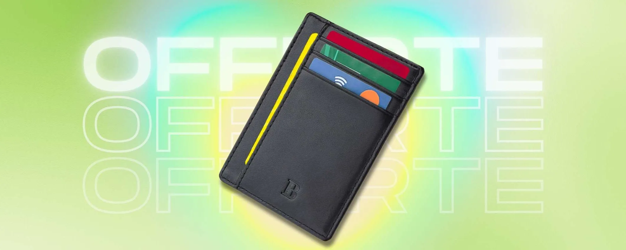 Portafoglio ultra SLIM in 14 colori per comodità allo stato puro (10€)