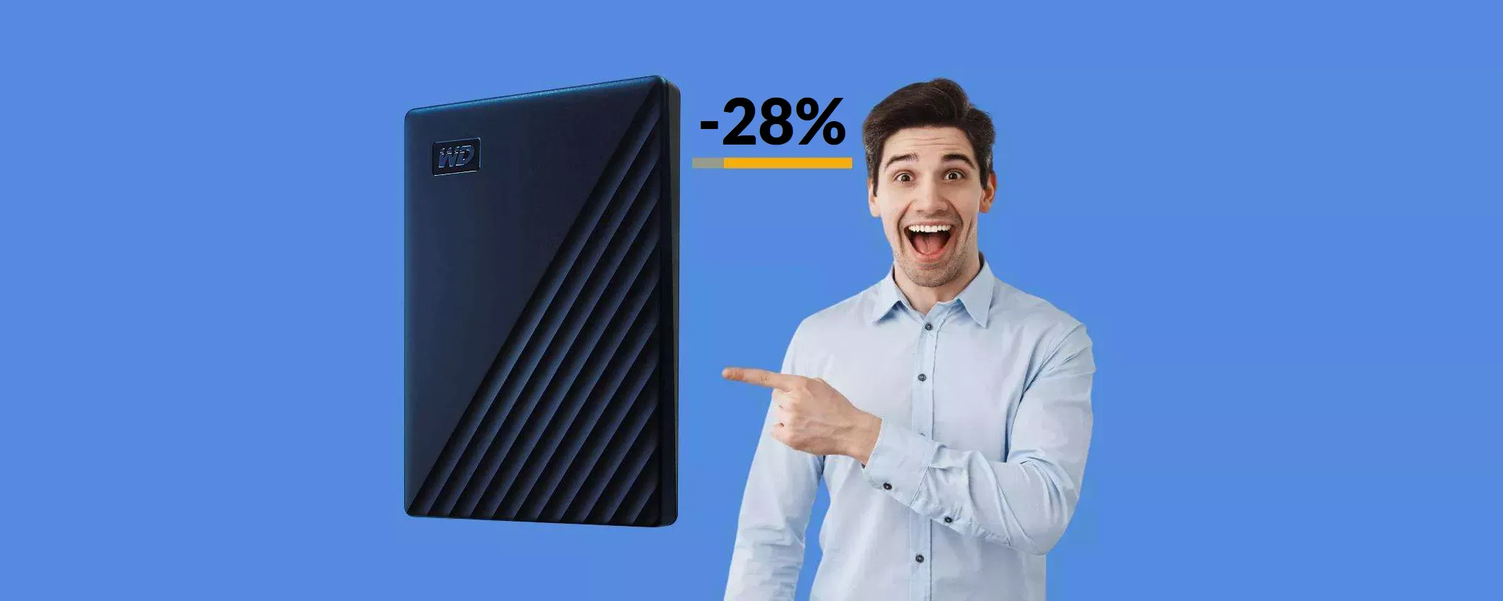 Hard disk esterno 5TB: un valore AGGIUNTO per il tuo Mac (179€)