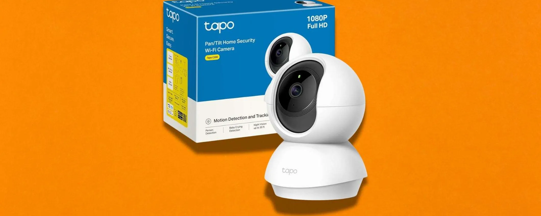 Tapo C200 a soli 21,99€ su Amazon: videosorveglianza smart e accessibile con sconto del 27%