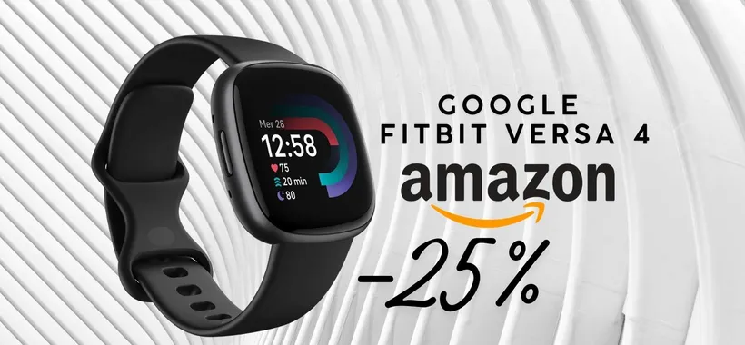 Google Fitbit Versa 4: tutto per tenerti in forma e il prezzo è ottimo (-25%)