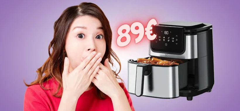 Electrolux: friggitrice ad aria compatta da 3,5L e 8 programmi a 89€