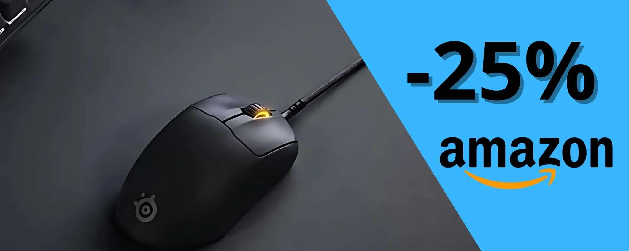 SteelSeries Prime Mini in offerta: il MOUSE DA GAMING da prendere SUBITO (-25%)