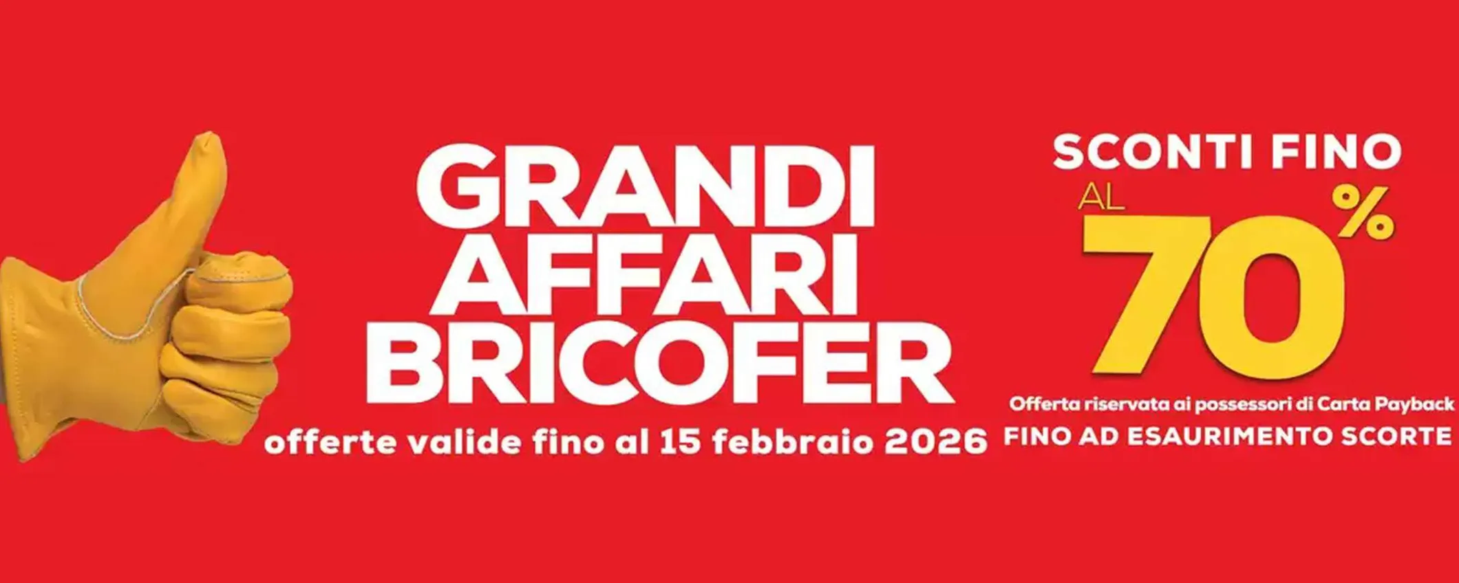 Volantino Bricofer, fai scorta di strumenti fai da te: sconti fino al 70%