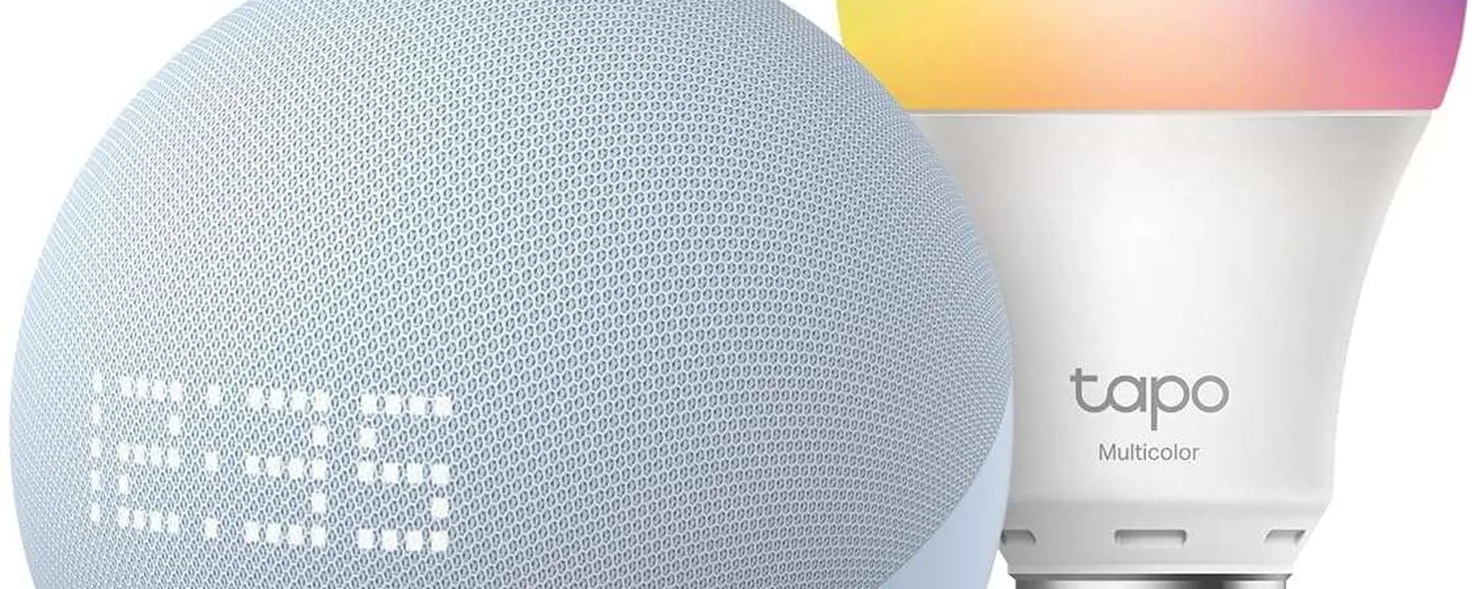 Echo Dot + lampadina smart in OFFERTISSIMA: solo 38€ con un super risparmio