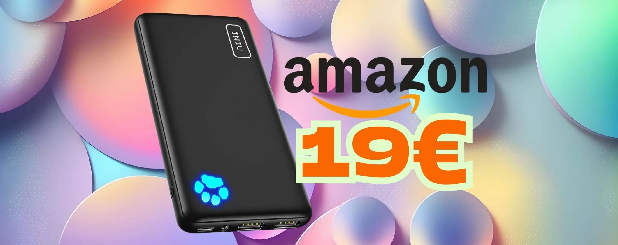 Power Bank INIU da 10000mAh: il migliore per rapporto qualità prezzo (19€)