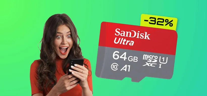 MicroSD 64GB, un PORTENTO: bastano appena 12 euro (SCONTO 32%)