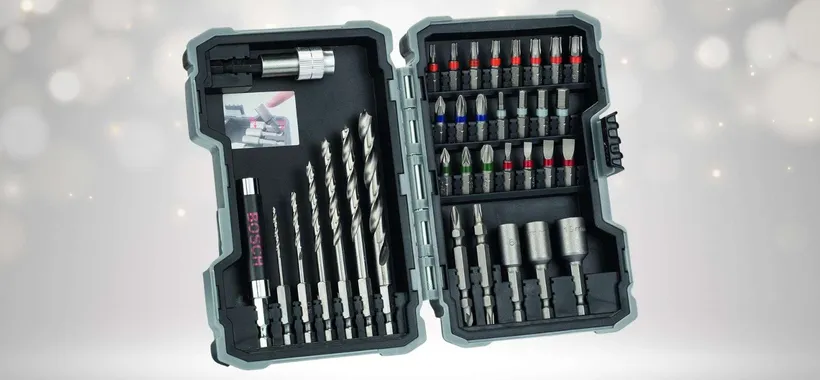 Set di punte e bit di avvitamento Bosch da 35 pezzi in maxi sconto (-43%)