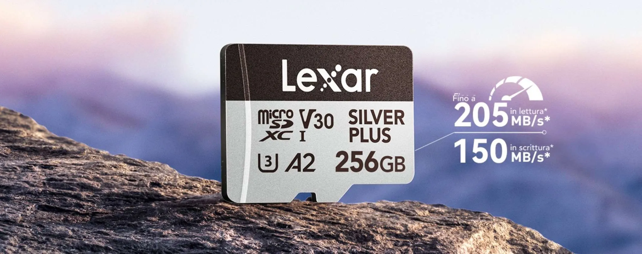 Offerta pazzesca: MicroSD Lexar Silver Plus 256GB a meno di 30€