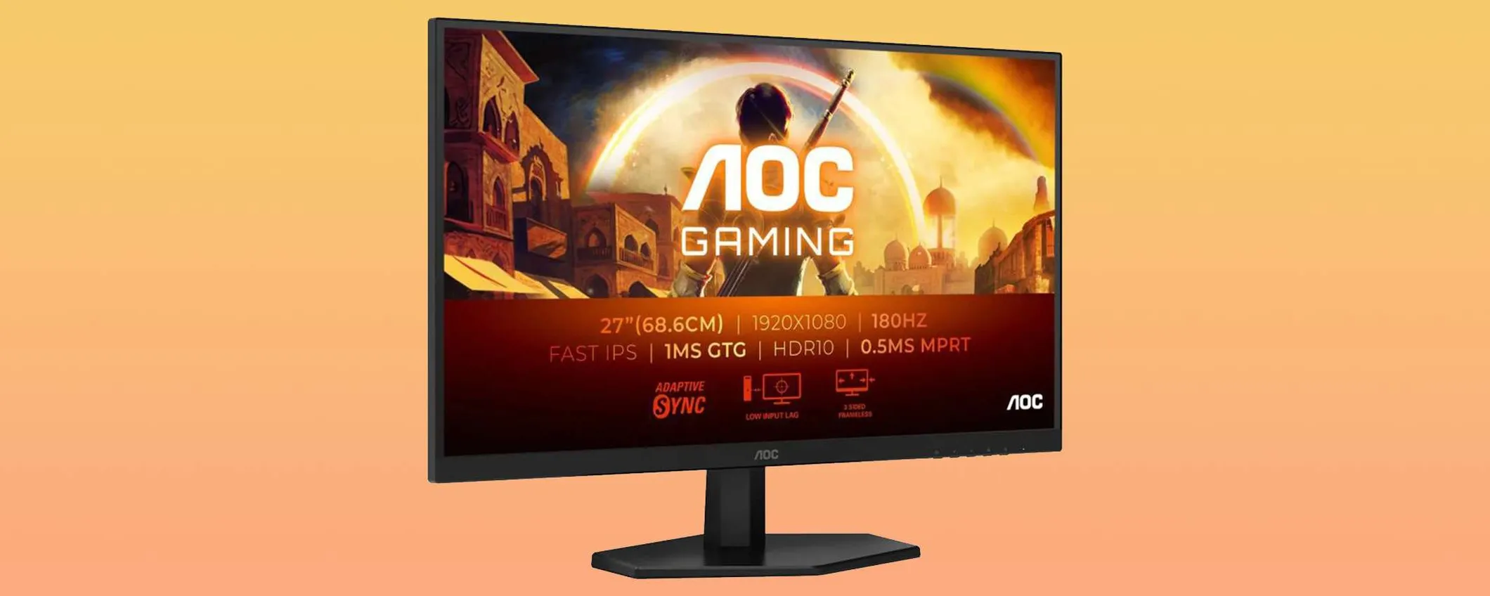 Il migliore amico dei gamer: monitor AOC da 27