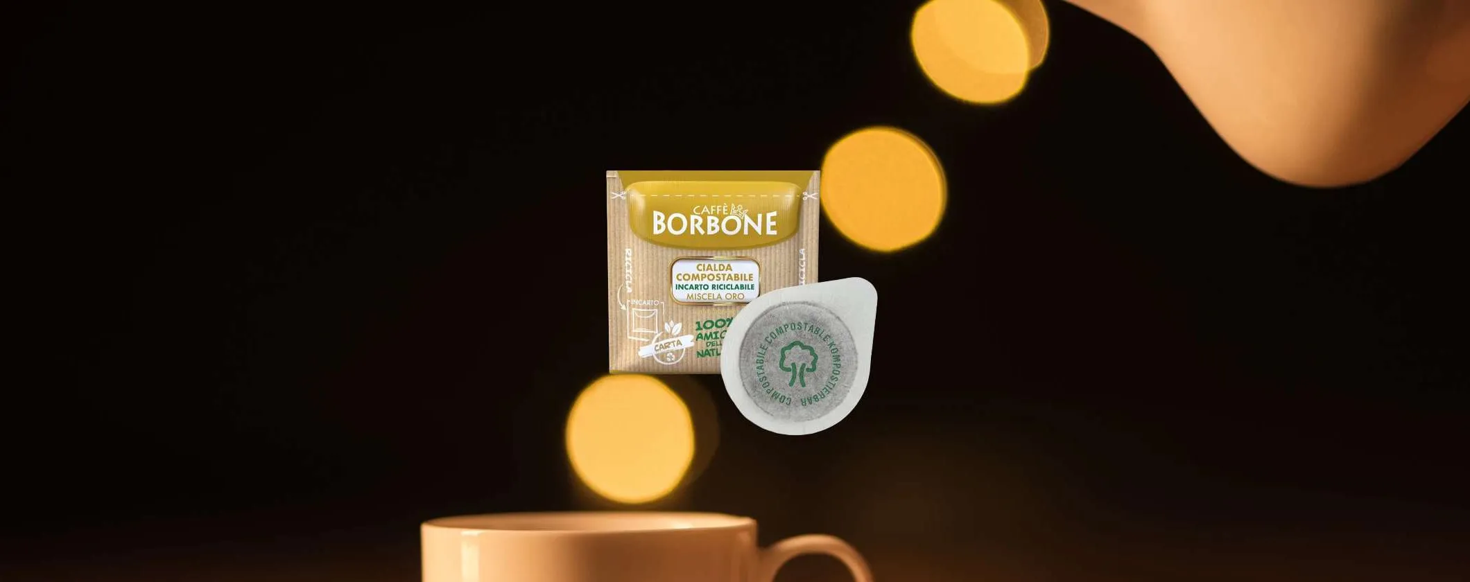 Cialde Borbone Oro ESE 44mm: prezzo sbriciolato su eBay con coupon