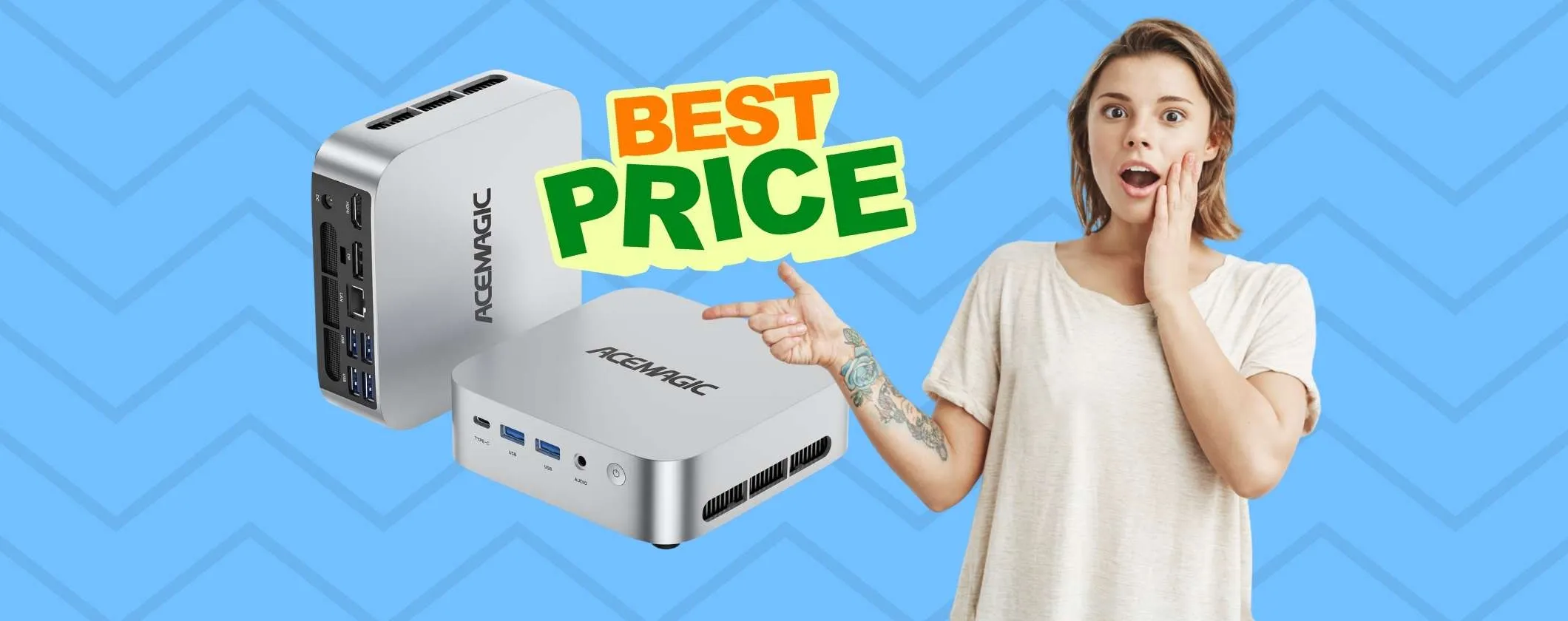 Mini PC potentissimo con Ryzen 7 e 16 GB di RAM oggi in super sconto