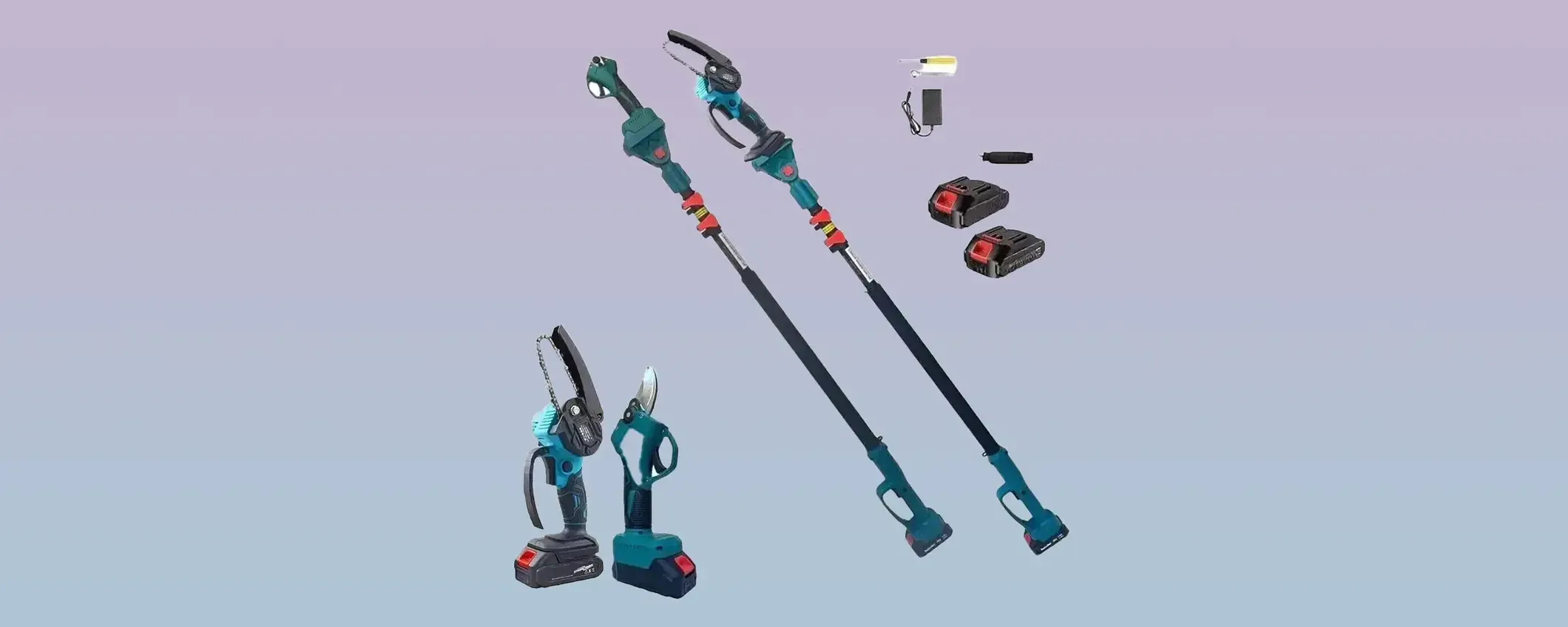 Giardino in ordine con soli 63€: kit con mini motosega e cesoia in offerta