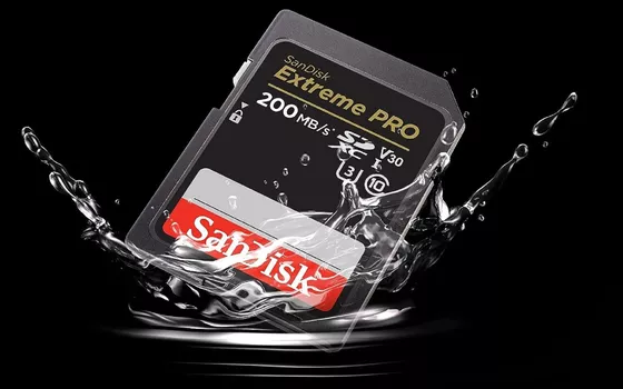 SD SanDisk Extreme PRO da 128GB + RescuePRO Deluxe: sconto FOLLE del 51%