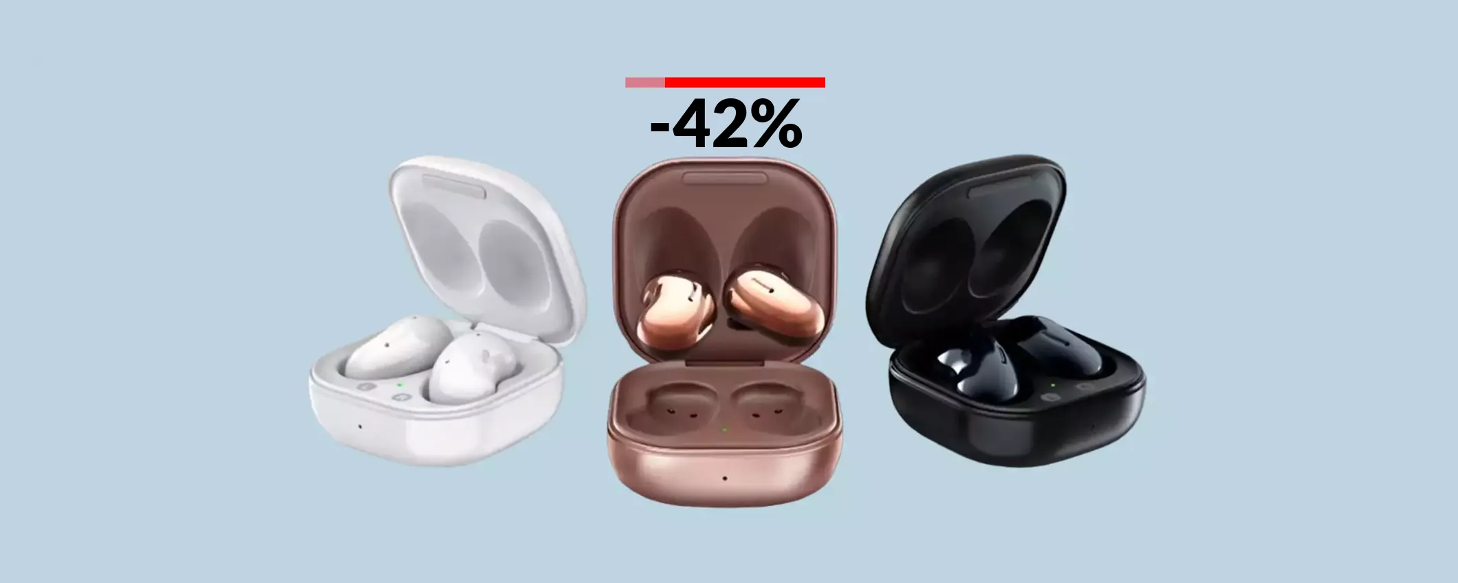 Samsung Galaxy Buds Live: taglio di prezzo davvero ESAGERATO